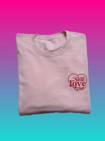 Self Love Club Embroidered Womens Jumper