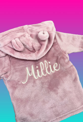 Personalised Luxury Microfibre Dressing Gown