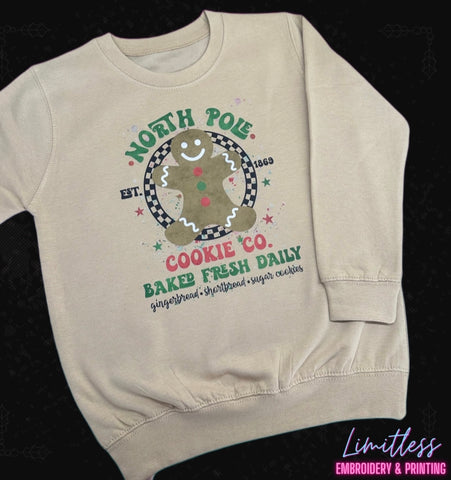 North Pole Cookie Co. Sweater (Child & Adult)