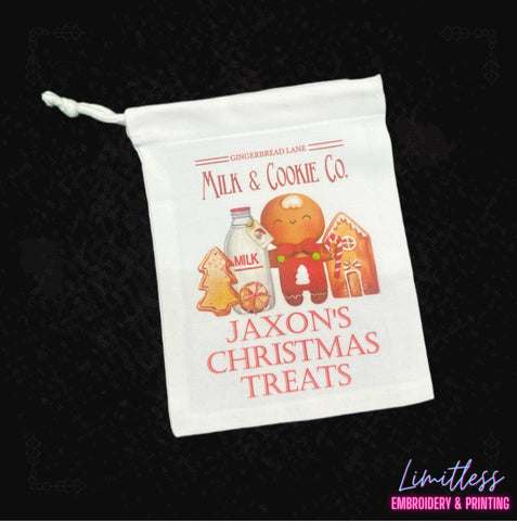 Personalised Christmas Treat Bags