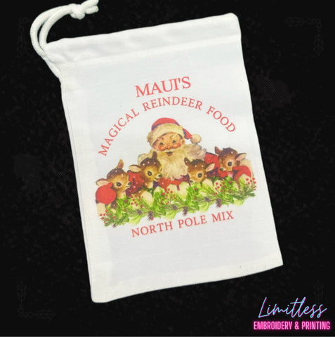 Personalised Magical Reindeer Food Bag (food included)