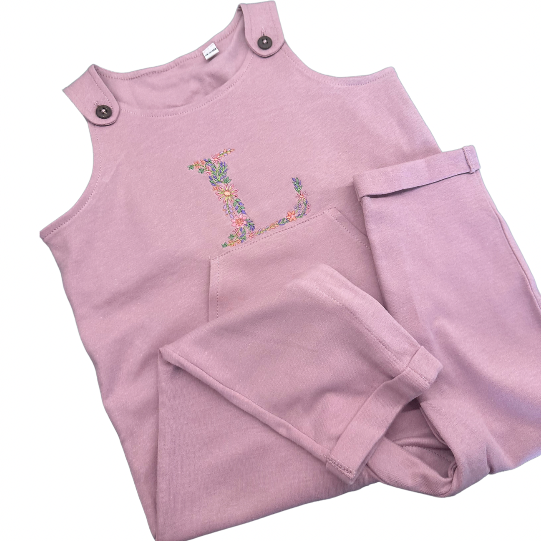 Floral Organic Cotton Dungarees