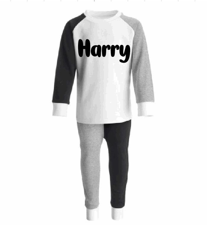 Printed Loungewear (Black)