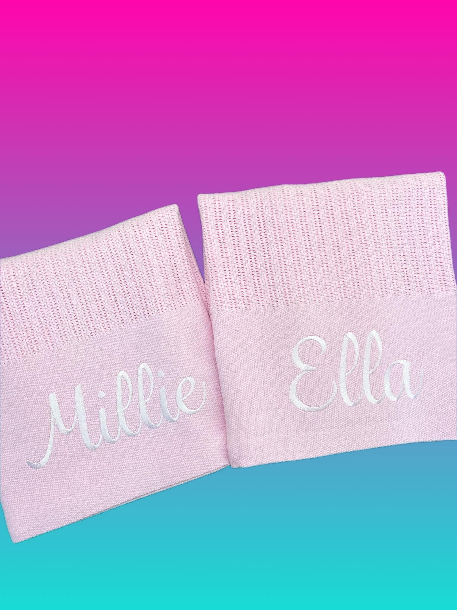 Personalised Cellular Embroidered Blanket