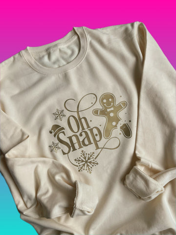 Child's Oh Snap Gingerbread Jumper